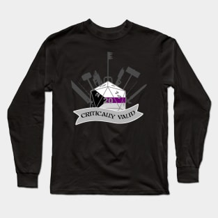 Critically Valid: Demisexual Pride Long Sleeve T-Shirt